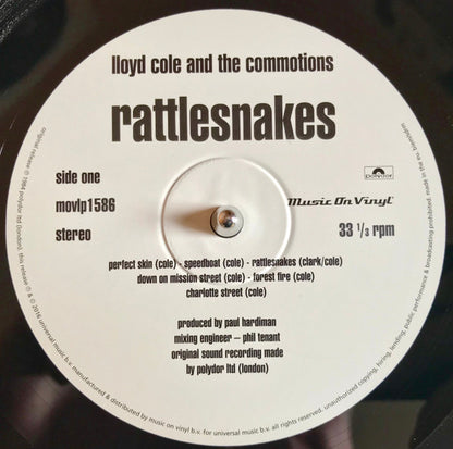 Lloyd Cole & The Commotions - Rattlesnakes (nuovo)