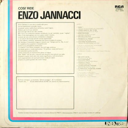 Enzo Jannacci - Così Ride