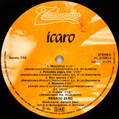 Renato Zero - Icaro