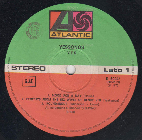 Yes - Yessongs