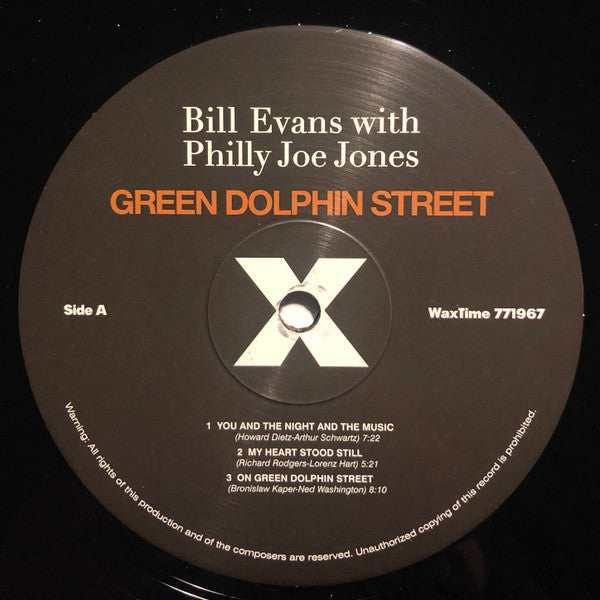 Bill Evans With Philly Joe Jones ‎– Green Dolphin Street