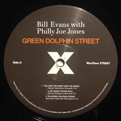 Bill Evans With Philly Joe Jones ‎– Green Dolphin Street