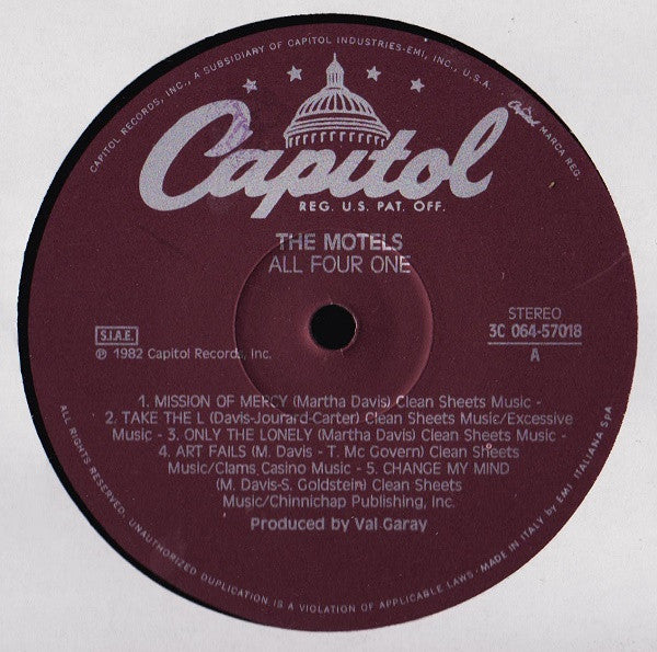 The Motels - All Four One