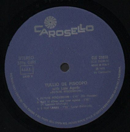 Tullio De Piscopo Quintet - Future Percussion