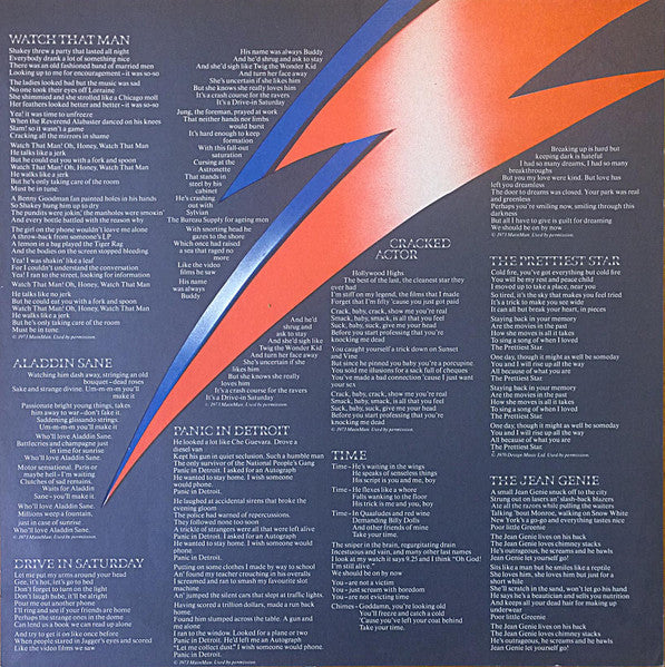 David Bowie - Aladdin Sane