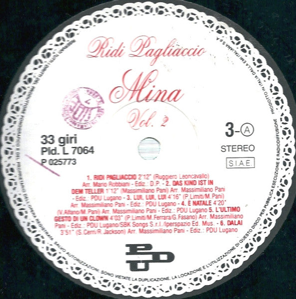 Mina - Ridi Pagliaccio