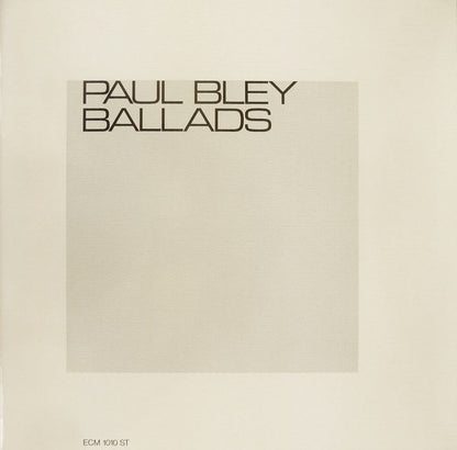 Paul Bley - Ballads