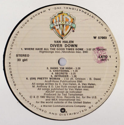 Van Halen - Diver Down