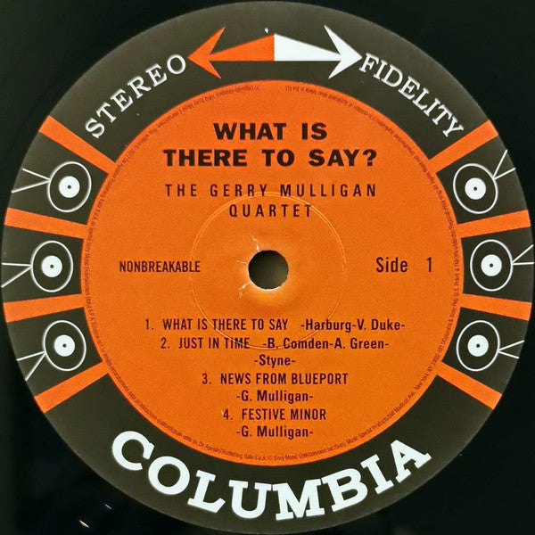Gerry Mulligan Quartet - What Is There To Say?