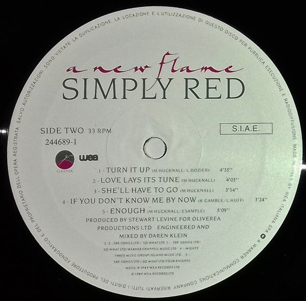 Simply Red - A New Flame