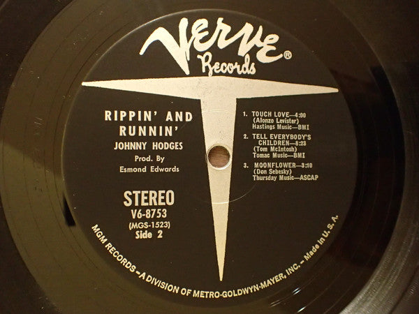 Johnny Hodges - Rippin' & Runnin'