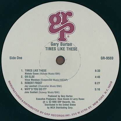 Gary Burton - Times Like These