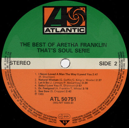 Aretha Franklin - The Best Of Aretha Franklin