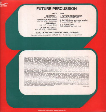 Tullio De Piscopo Quintet - Future Percussion