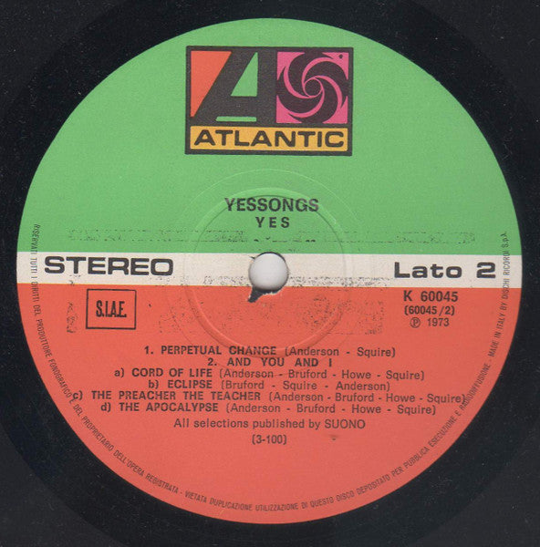 Yes - Yessongs