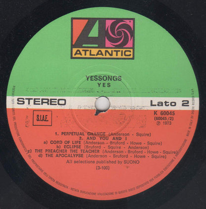 Yes - Yessongs