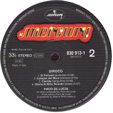 Paco De Lucía - Siroco