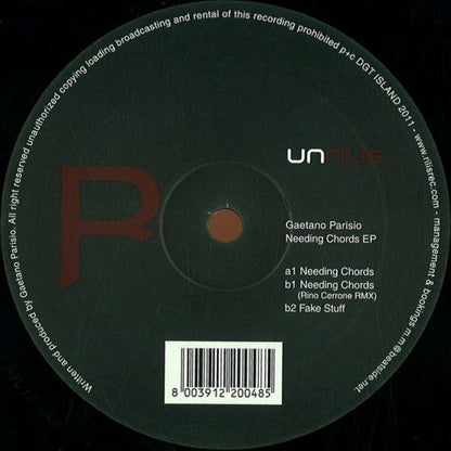 Gaetano Parisio - Needing Chords EP
