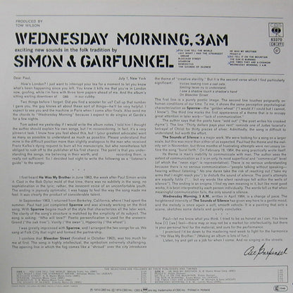Simon & Garfunkel - Wednesday Morning, 3 A.M.