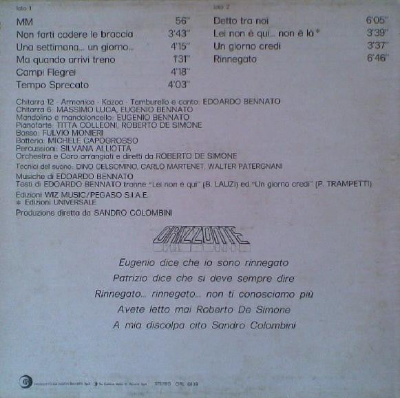 Edoardo Bennato - Non Farti Cadere Le Braccia