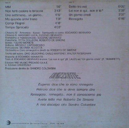 Edoardo Bennato - Non Farti Cadere Le Braccia