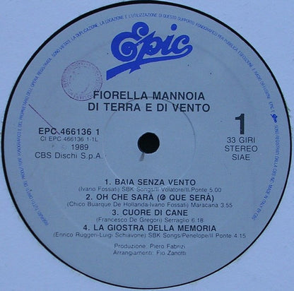 Fiorella Mannoia - Di Terra E Di Vento