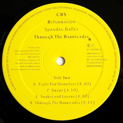 Spandau Ballet - Through The Barricades