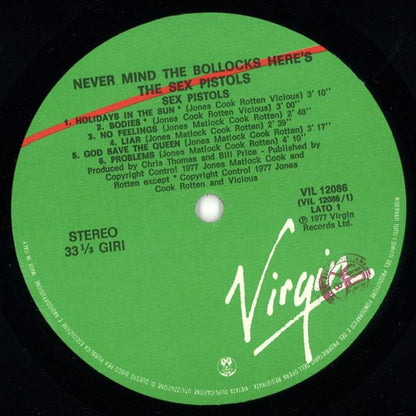 Sex Pistols - Never Mind The Bollocks Here's The Sex Pistols
