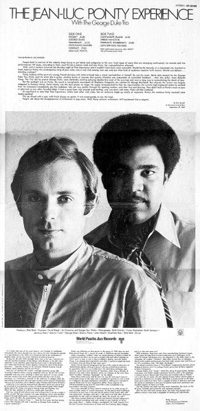 Jean-Luc Ponty "Experience" - The Jean-Luc Ponty Experience
