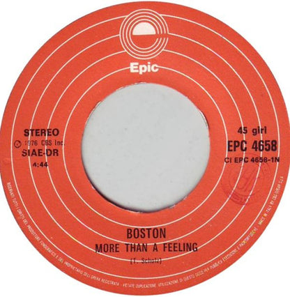 Boston - More Than A Feeling (7")