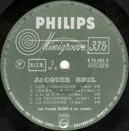 Jacques Brel - N° 4