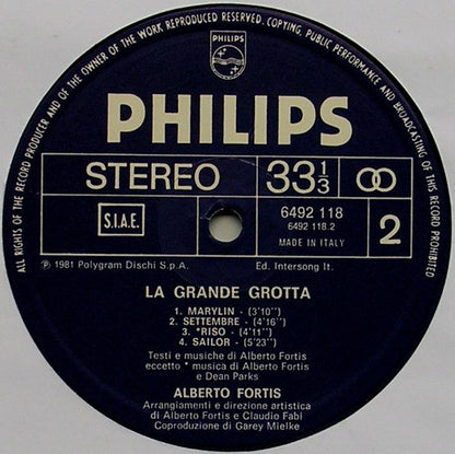 Alberto Fortis - La Grande Grotta