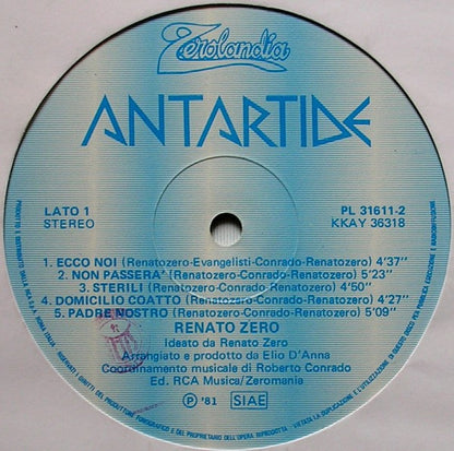 Renato Zero - Artide Antartide