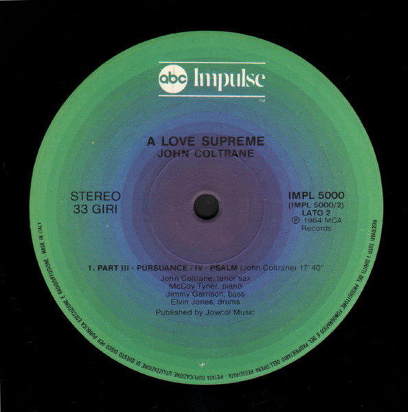 John Coltrane - A Love Supreme