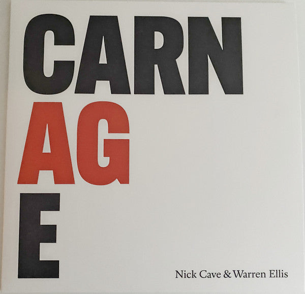 Nick Cave & Warren Ellis – Carnage - (nuovo)