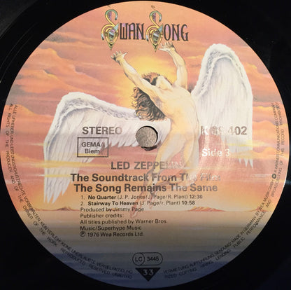 Led Zeppelin - The Soundtrack From The Film The Song Remains The Same