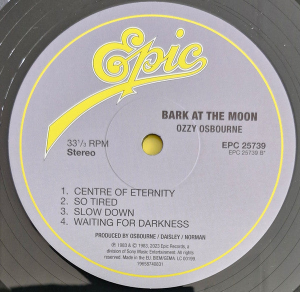 Ozzy Osbourne - Bark At The Moon (nuovo)