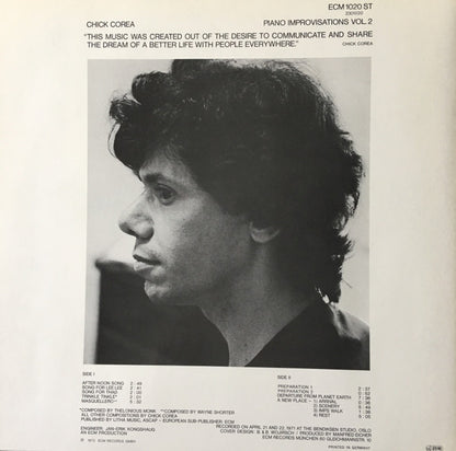 Chick Corea - Piano Improvisations Vol. 2