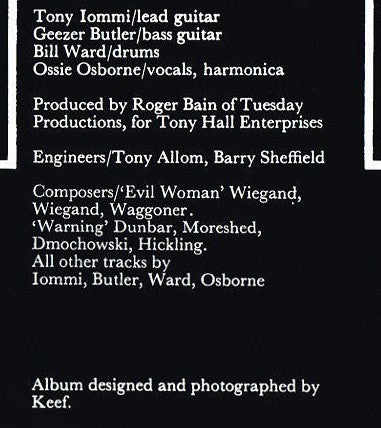 Black Sabbath - Black Sabbath (nuovo)