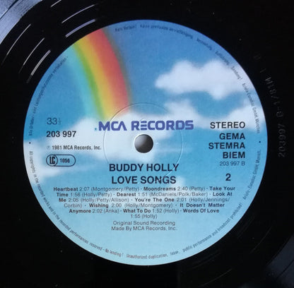Buddy Holly - Love Songs