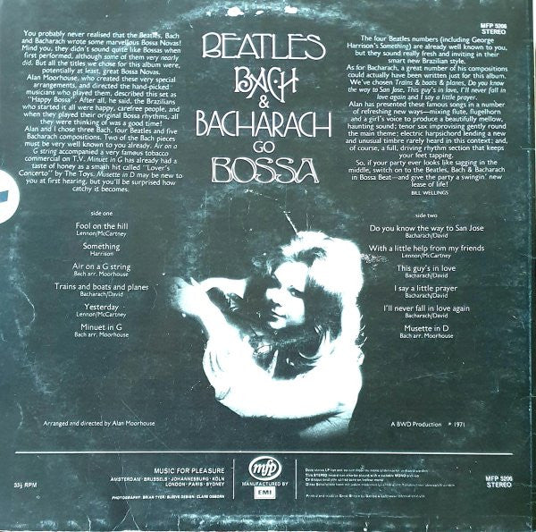 Alan Moorhouse - Beatles, Bach, Bacharach Go Bossa