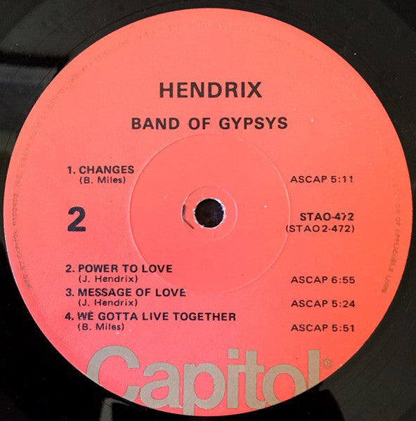 Jimi Hendrix - Band Of Gypsys