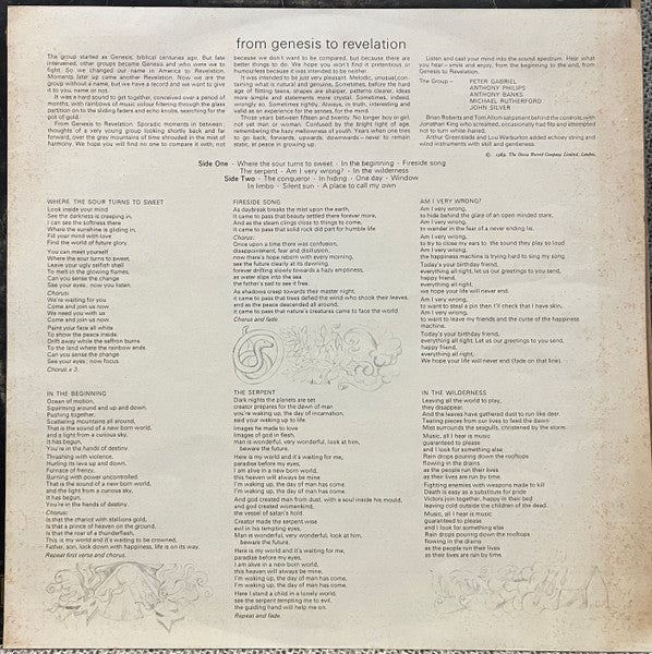 Genesis - From Genesis To Revelation