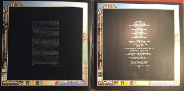 Led Zeppelin - The Soundtrack From The Film The Song Remains The Same