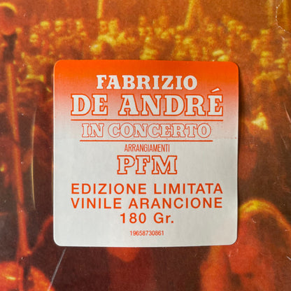 Fabrizio De André - Fabrizio De André In Concerto - Arrangiamenti PFM
