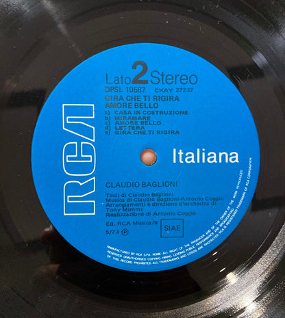 Claudio Baglioni - Gira Che Ti Rigira Amore Bello