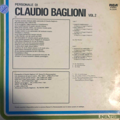 Claudio Baglioni - Personale Di Claudio Baglioni Vol. 2