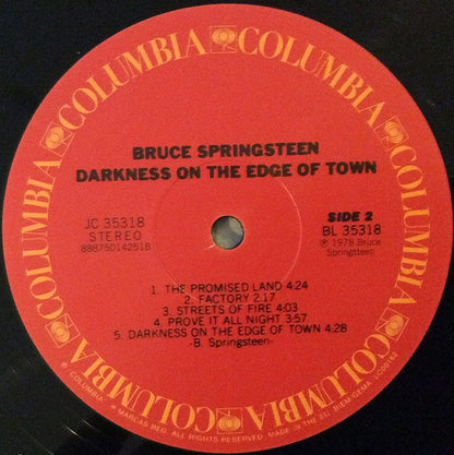 Bruce Springsteen - Darkness On The Edge Of Town - (nuovo)