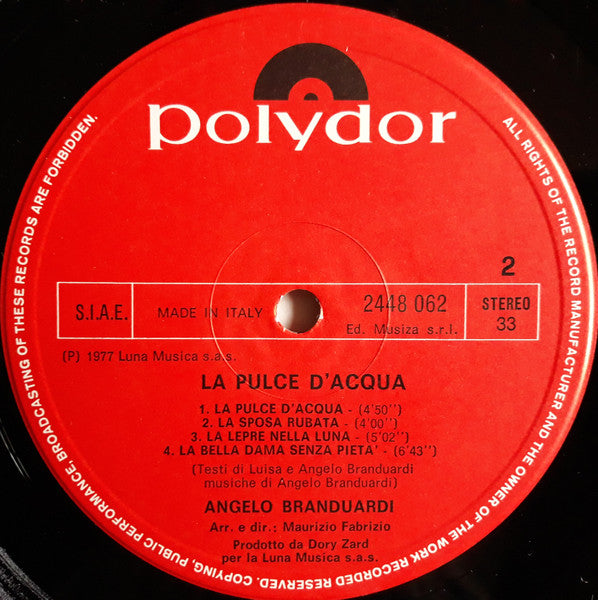 Angelo Branduardi - La Pulce D'Acqua