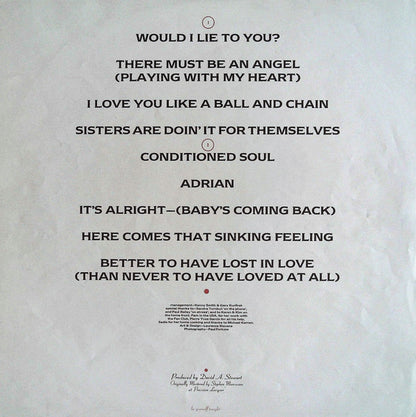 Eurythmics - Be Yourself Tonight
